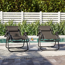 Load image into Gallery viewer, Garden Reclining Folding Sun Lounger Chair
