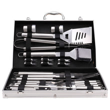 Load image into Gallery viewer, 26pcs Barbecue Tool Set with Aluminium Case