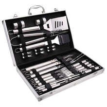 Load image into Gallery viewer, 26pcs Barbecue Tool Set with Aluminium Case