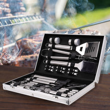 Load image into Gallery viewer, 26pcs Barbecue Tool Set with Aluminium Case