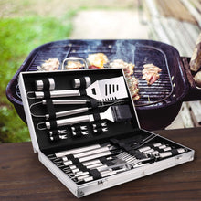 Load image into Gallery viewer, 26pcs Barbecue Tool Set with Aluminium Case