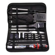 Load image into Gallery viewer, 25 Pieces-Stainless Steel Barbecue Tool Set with Storage Bag
