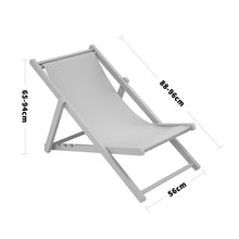 Load image into Gallery viewer, Garden Beach Seaside Sun Lounger Folding Chair