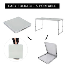 Load image into Gallery viewer, Outdoor Foldable Table Garden Picnic Desk Serving Tray