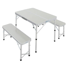 Load image into Gallery viewer, Folding Camping Table and Bench Set