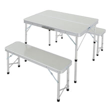 Load image into Gallery viewer, Folding Camping Table and Bench Set
