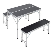 Load image into Gallery viewer, Folding Camping Table and Bench Set