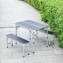 Load image into Gallery viewer, Folding Camping Table and Bench Set
