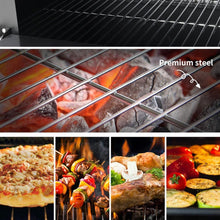 Load image into Gallery viewer, Pizza Makers & Ovens 3-in-1 Charcoal BBQ Grill with Chimney Outdoor