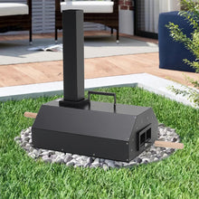 Load image into Gallery viewer, Outdoor Pizza Oven with Pizza Stone Black