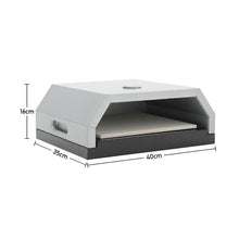 Load image into Gallery viewer, BBQ Pizza Oven Black Outdoor Heating-Black and White