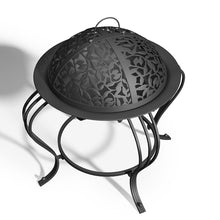 Load image into Gallery viewer, Round Fire Pit Garden Patio Heater Brazier with Poker