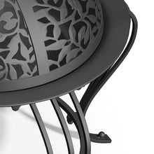 Load image into Gallery viewer, Round Fire Pit Garden Patio Heater Brazier with Poker