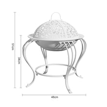 Load image into Gallery viewer, Round Fire Pit Garden Patio Heater Brazier with Poker