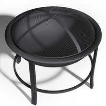 Load image into Gallery viewer, 66cm Large Steel Metal Fire Pit Outdoor Garden Patio Heater Camping Bowl