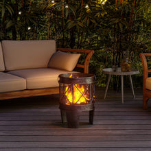 Load image into Gallery viewer, 58cm Outdoor Fire Pit for Garden Large Capacity Fire Bowl