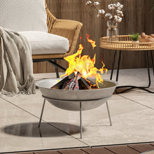 Load image into Gallery viewer, Outdoor Garden Firepit Round Fire Pit BBQ Grill Heater