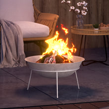 Load image into Gallery viewer, Outdoor Garden Firepit Round Fire Pit BBQ Grill Heater