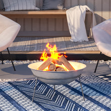 Load image into Gallery viewer, Outdoor Garden Firepit Round Fire Pit BBQ Grill Heater