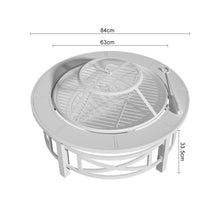 Load image into Gallery viewer, Multi-functional Outdoor Fire Pit Table with BBQ grill and Poker