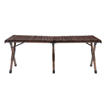 Load image into Gallery viewer, Outdoor Foldable Low Wooden Table for Picnic, Camping with Carrying Bag, CX0428