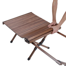 Load image into Gallery viewer, Outdoor Foldable Low Wooden Table for Picnic, Camping with Carrying Bag, CX0428