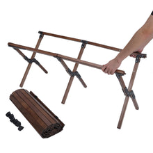 Load image into Gallery viewer, Outdoor Foldable Low Wooden Table for Picnic, Camping with Carrying Bag, CX0428