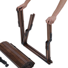 Load image into Gallery viewer, Outdoor Foldable Low Wooden Table for Picnic, Camping with Carrying Bag, CX0428