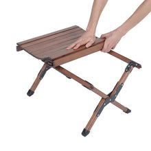 Load image into Gallery viewer, Outdoor Foldable Low Wooden Table for Picnic, Camping with Carrying Bag, CX0429
