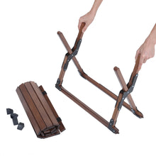 Load image into Gallery viewer, Outdoor Foldable Low Wooden Table for Picnic, Camping with Carrying Bag, CX0429