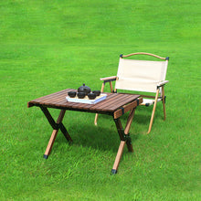 Load image into Gallery viewer, Outdoor Foldable Low Wooden Table for Picnic, Camping with Carrying Bag, CX0429