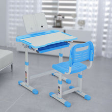 Load image into Gallery viewer, Kids' Studying Desk and Chair Set - Pink and Blue