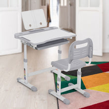 Load image into Gallery viewer, Adjustable Kids Study Table And Chair Set