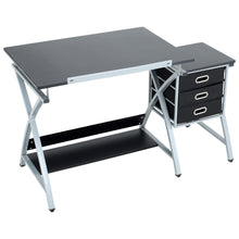 Load image into Gallery viewer, Drafting Table and Chair Set-Black and Natural!