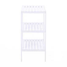Load image into Gallery viewer, Bamboo Storage Shelf 3 Tier Narrow Corner Shelves Bookshelf Display Rack for Living Room Bedroom Bathroom Kitchen Hallway