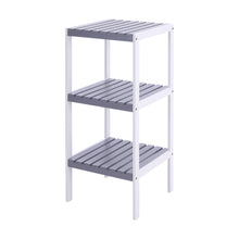 Load image into Gallery viewer, Bamboo Storage Shelf 3 Tier Narrow Corner Shelves Bookshelf Display Rack for Living Room Bedroom Bathroom Kitchen Hallway