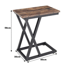 Load image into Gallery viewer, Snack Table Sofa Side End Table Coffee Tray Laptop Desk Steel Frame