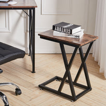 Load image into Gallery viewer, Snack Table Sofa Side End Table Coffee Tray Laptop Desk Steel Frame