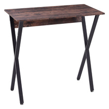 Load image into Gallery viewer, Rectangle Wood Bar Table Breakfast Cafe Dining Room Pub Table Corner Desk Rustic