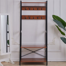 Load image into Gallery viewer, Industrial Coat Rack, Entry Bench With Coat Rack, 3 in 1Design