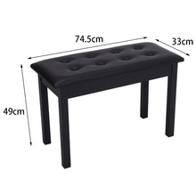 Load image into Gallery viewer, Faux Leather Storage Bench