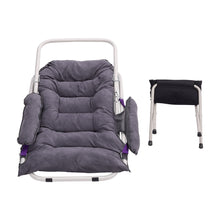 Load image into Gallery viewer, Folding Moon Chair with footstool