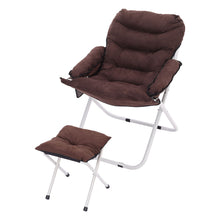 Load image into Gallery viewer, Folding Moon Chair with footstool