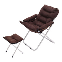 Load image into Gallery viewer, Folding Moon Chair with footstool