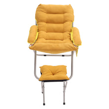 Load image into Gallery viewer, Folding Moon Chair with footstool