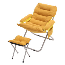 Load image into Gallery viewer, Folding Moon Chair with footstool