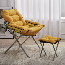 Load image into Gallery viewer, Folding Moon Chair with footstool