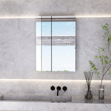 Load image into Gallery viewer, LED Anti-fog Bathroom Mirror Cabinet Storage