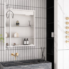 Load image into Gallery viewer, LED Anti-fog Bathroom Mirror Cabinet Storage