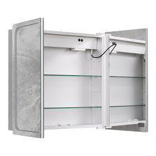 Load image into Gallery viewer, Double Door LED Illuminated Bathroom Mirror Cabinet